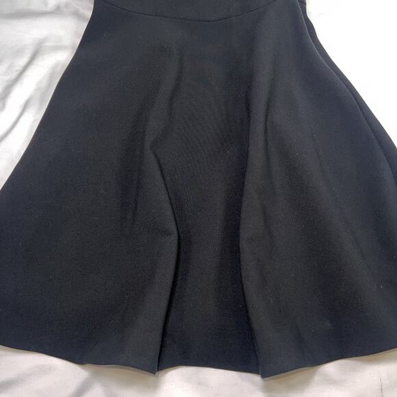 Likely Remington Dress Size 0 Black Fit & Flare Mini Cross Back Party Cocktail - Picture 4 of 16